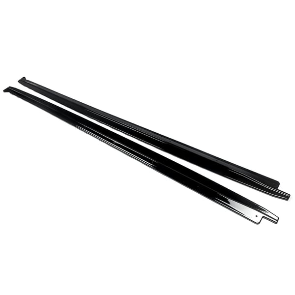 Side Skirt Extension, M Performance Style, Holdbar ABS Konstruktion,glansende sort