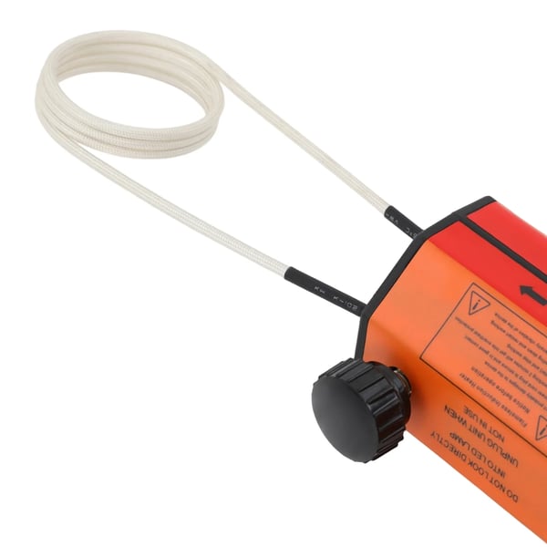 Induktionsvarmer, 1000W effekt, maksimal temperatur 856°F, 10 spoler inkluderet, ergonomisk håndtag, sikkerhedsfunktioner