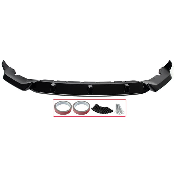 Front Lip Spoiler, ABS Plastmateriale, Sporty Design,som vist