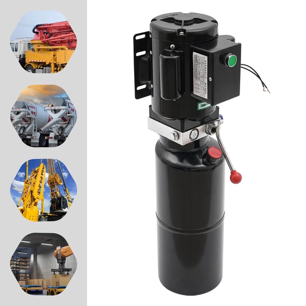 Hydraulisk Pumpe, 2,2KW Effekt, 10L Olietank Kapacitet, 220V Spænding, 18MPa Maksimalt Tryk, 4,6L/min Flow Rate