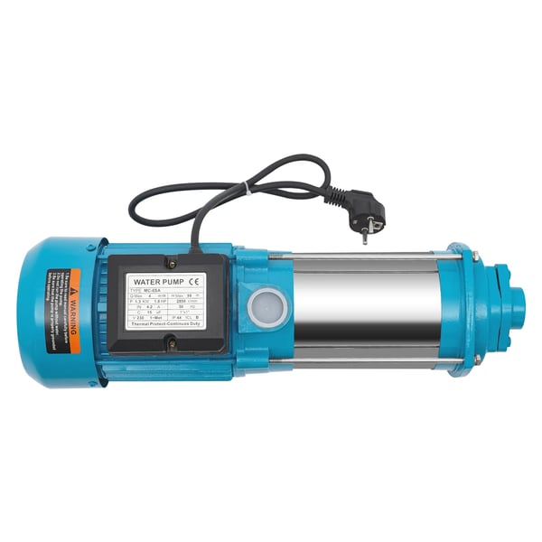 Bærbar Vandpumpe, Holdbart Rustfrit Stål, 1,8HK Motor, 879,88 gallon pr. time Flow Rate, Kompakt Design, Egnet til Forskellige Anvendelser