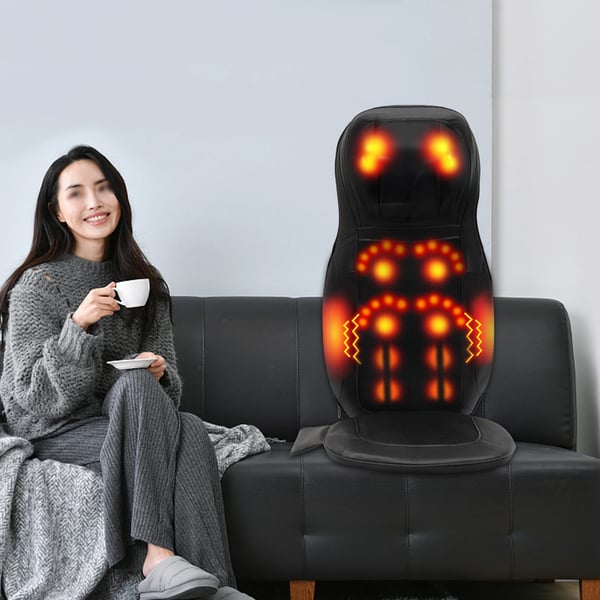 Massagepude, 48W effekt, flere tilstande,Sort, 220 V