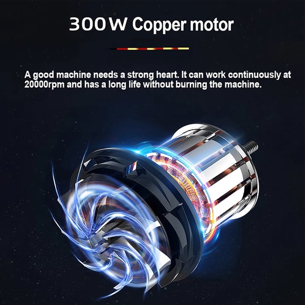 Autopesukone, 30000mAh Akka, Langaton Käyttö,30000mAh EU Plug, Paristokäyttöinen