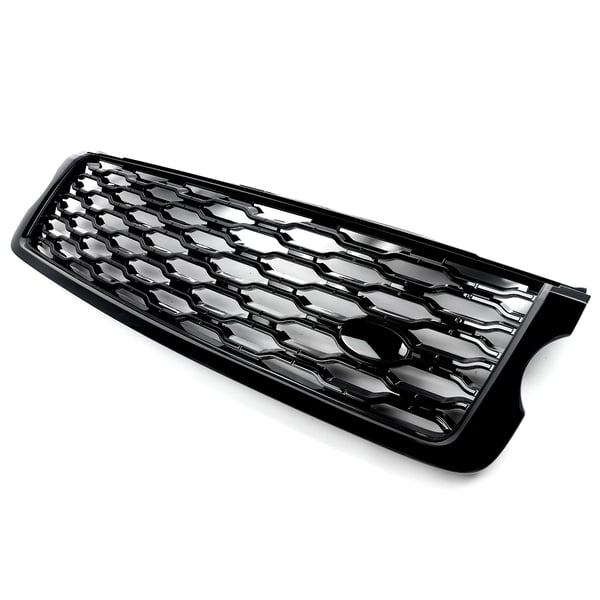 Frontgitter, Kompatibel med 2013-2017 Range Rover Vogue, Holdbart ABS-materiale,Glansfuld Sort