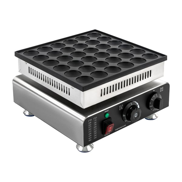 Pandekagemager, 900 W, 220 V, 33 * 32 * 20 cm, Temperaturinterval 50-300℃, Bordmontering