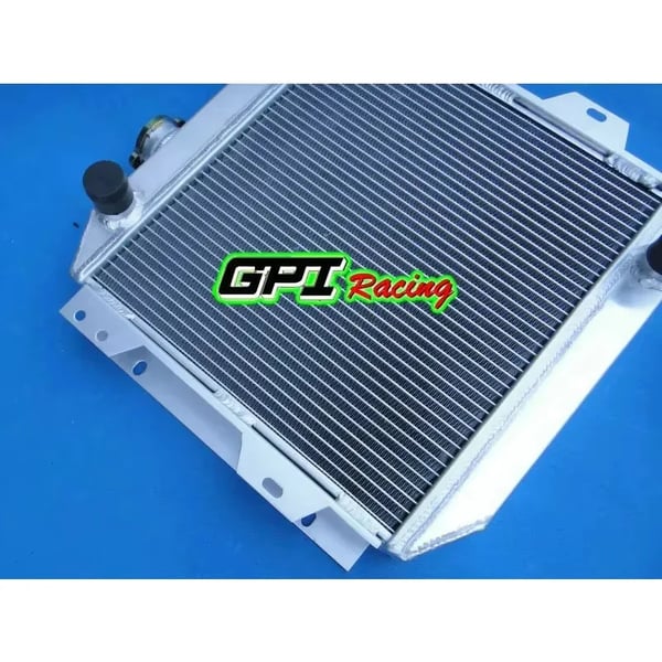 Radiator, Kerne Størrelse 418mm x 355mm x 42mm, Samlede Dimensioner 500mm x 460mm x 60mm, Indløb/Udløb 38mm, 2 Rækker, Vægt 1.5kg