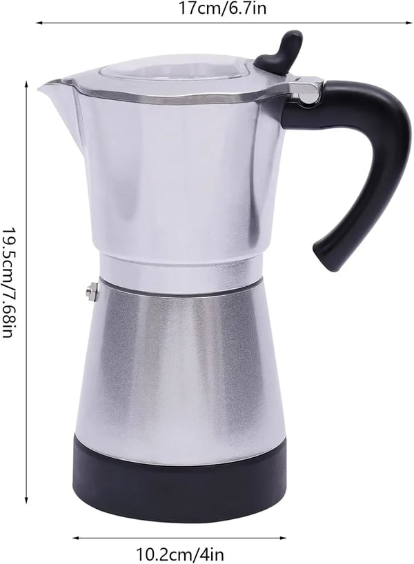 Espresso Maskine, Kompakt Design, Alsidig Drikmaskine,Sølv