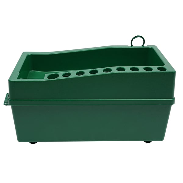 Golfbold dispenser, 100-bold kapacitet, justerbar højde, skridsikker design, holdbar ABS-konstruktion, fritstående