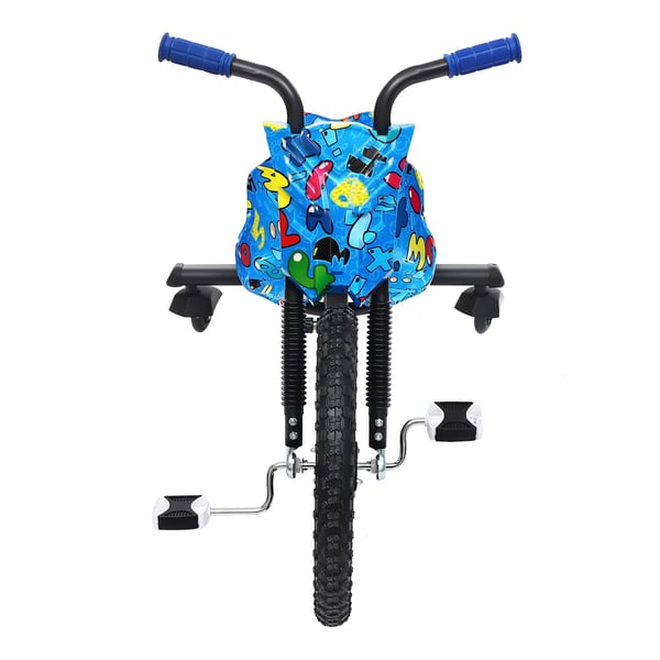 Barnens tramp-scooter, flexibel drift, hög lastkapacitet,Blå