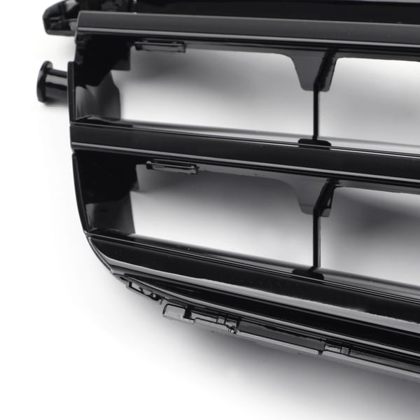 Frontbumpergrill, Højkvalitets ABS-plast, Passer til C-Klasse W204 2008-2014, Dimensioner 91,5 cm x 25 cm, Forbedrer luftstrømmen til køleren