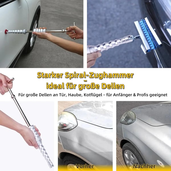 Dækskader uden maling, Brugervenlige, Hurtig reparationstid,118Pcs Pro Kit