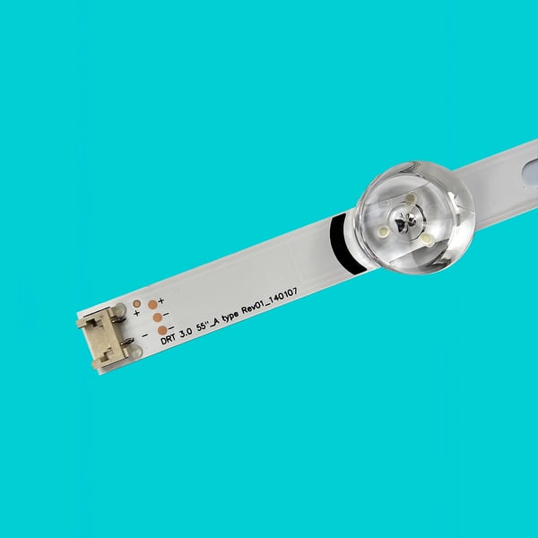 LED Strip, 1152 mm Længde, 11 LED Perler, 6 V Spænding, CE Certificeret, Kompatibel med DRT 3.0 55"