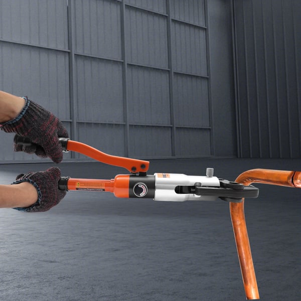 Hydrauliske Crimpetang, Høj Crimpestyrke, Ergonomisk Greb,ORANGE RØD