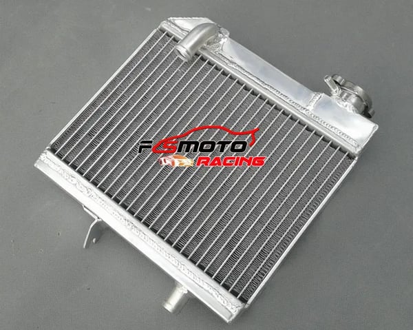 Radiator, Aluminium, Specialtilpasset til specifikke modeller, SUZUKI RM125 kompatibilitet, 30% mere køleydelse, TIG svejset konstruktion
