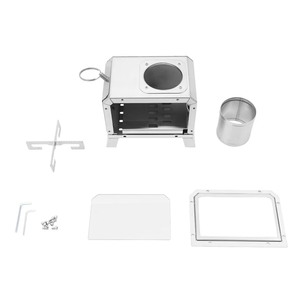 Campingkök, Lättviktig Design, Effektiv Förbränning,Silver