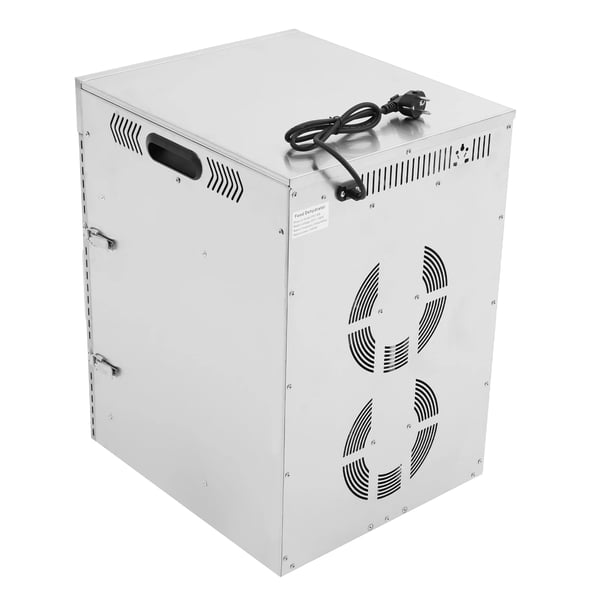 Madtørrer, Effekt 1350W, Temperaturinterval 30-90°C, Tidsinterval 0,5-24 timer, Produktstørrelse 40*46*60 cm, Bakke størrelse 28,5*38,5 cm