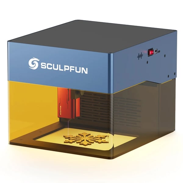 Lasergraver, 10W Diode, Højhastighedsydelse,EU, SCULPFUN iCube Pro Max