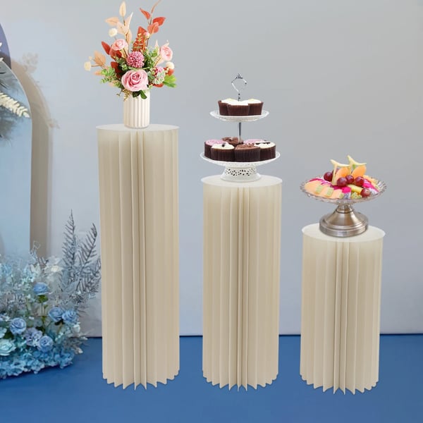 Blomsterstand, Fritstående Design, Elegant Centerpiece Display,HVID