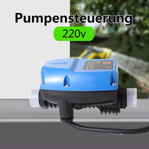 Vandpumpecontroller, 1100W effekt, 230V spænding, justerbart tryk 1-3,5 bar, automatisk trykafbryder, tørkørselsbeskyttelse