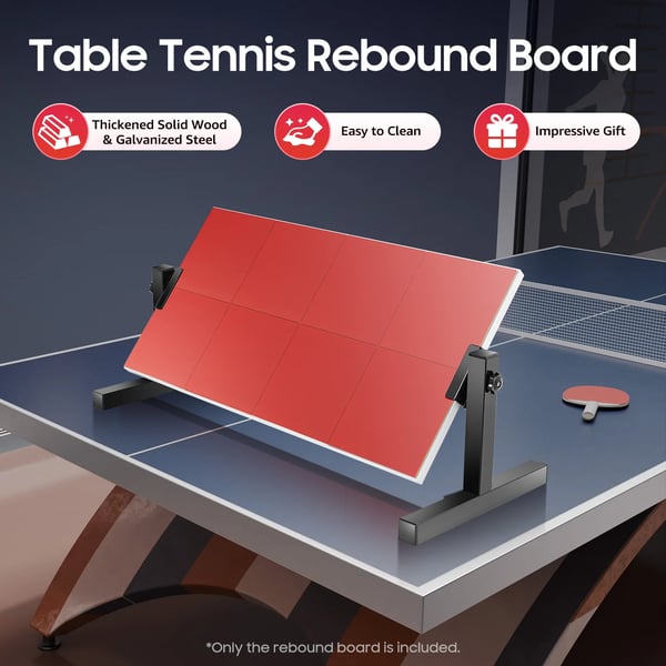 Bordtennis Rebound Board, 360° Justerbar, Holdbare Materialer,Rebound Board