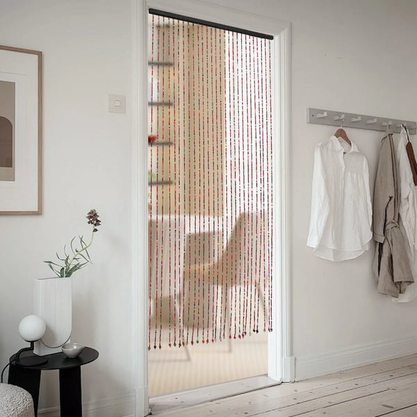 Perleforhæng, Bambus Træ, 27 Stykker, 4 eller Flere Paneler, Moderne Stil, Udvendig Installation
