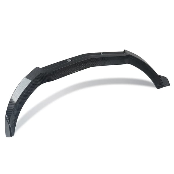 Front Bumper Lip Splitter, Nem Installation, Holdbart ABS Plastik,som vist