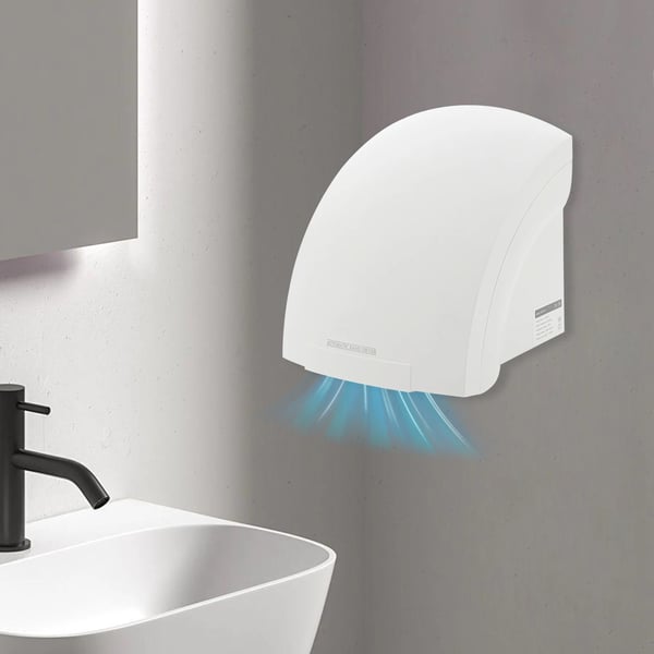 Hårtork, Hög Effektivitet, Kompakt Design,VIT