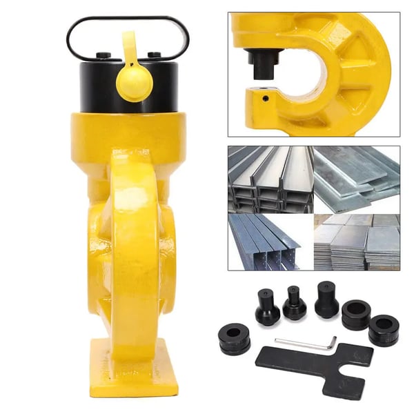 Hydraulisk Stansemaskine, 310KN Stansetryk, Flere Åbningstørrelser, Holdbart Wolframstål