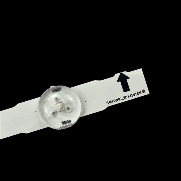 LED Strip, 1158 mm længde, 12 LED perler, 3 V spænding, kompatibel med forskellige 55 tommer TV'er, modelnumre 2014SVS55 og D4GE-550DCA-R3
