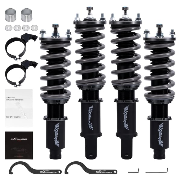 Coilover Kit, Justerbar Camber Plade, 62 mm Længde, 50 mm Bredde, 19 mm Højde, 22,12 kg Vægt
