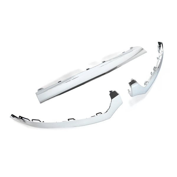 Front Bumper Lip Trim, Krom Molding, Direkte Erstatning,som vist