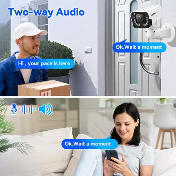 IP Kamera, 30x Optisk Zoom, 4K Ultra HD Video,SONY IMX415 30X