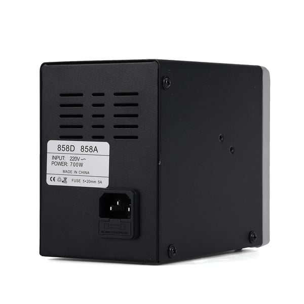 Kuuma Ilmapistooli, 700W Tehonkulutus, 220V Jännite, 100°C–450°C Lämpötila-alue, 120L/min Ilmavirta, Ergonominen Anturikahva