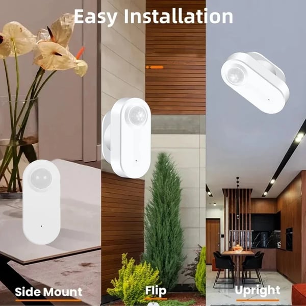 Bevægelsessensor, Zigbee 3.0, Trådløs rækkevidde 45m, Dimensioner 42mm x 31mm x 70mm, Driftstemperatur -10°C til 45°C, Følsomhedsafstand 5m