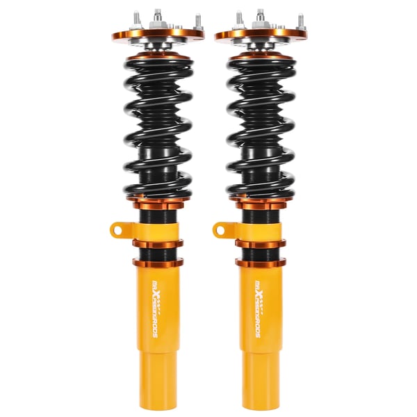 Coilover affjedringskit, stålmateriale, justerbar affjedringshøjde, kompatibilitet med luksusbil E39, forbedret håndteringsydelse, glat køreoplevelse
