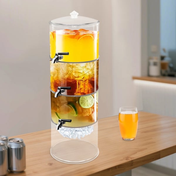 Drikkevarebeholder, 3-lags design, iskammerfunktion,Klar