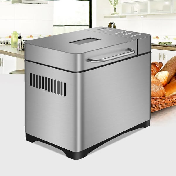Brødmager, 1 kg kapacitet, 650 W effekt, 19 automatiske programmer, non-stick keramisk skål, 15-timers timer