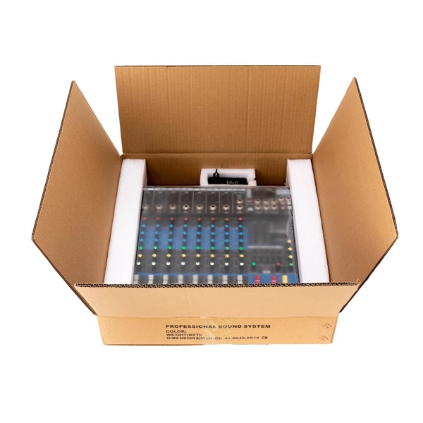 Stereo Lydmixer, 8 Kanaler, Bluetooth Kompatibilitet,sort