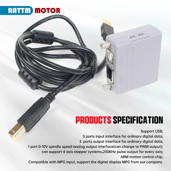 USB bevægelseskontroller, 6 akse support, 200KHz frekvens, kompakt design
