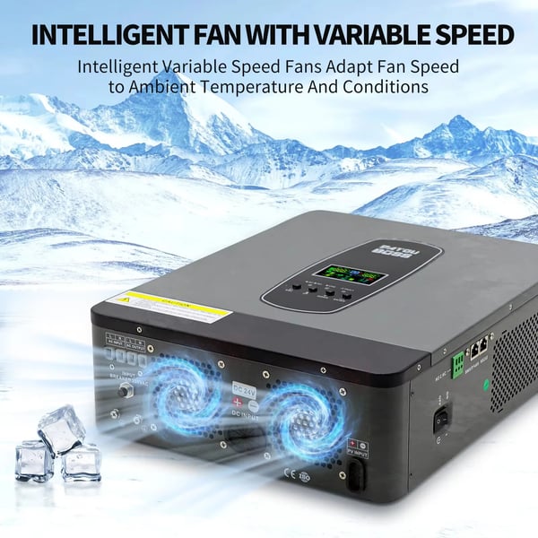 Hybrid sol inverter, 3000W effektudgang, MPPT-controller,SP-24V 3000W