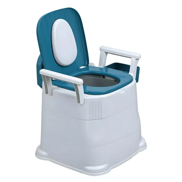 Sengebordstoilet, Antiskridfunktioner, Ergonomisk Design,1
