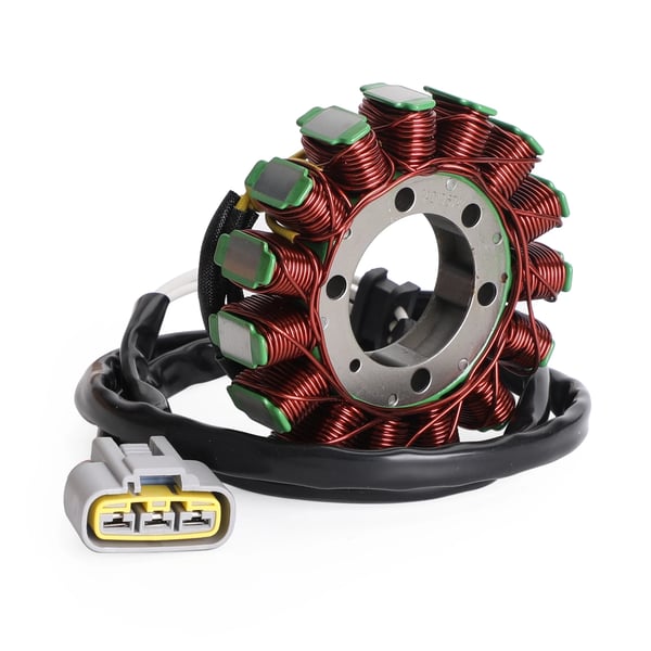 Magneto Stator og Spændingsretter, Højkvalitets ledende materiale, Kompatibel med Kawasaki ZX600 Ninja ZX-6R 2009-2017, Direkte pasform erstatning