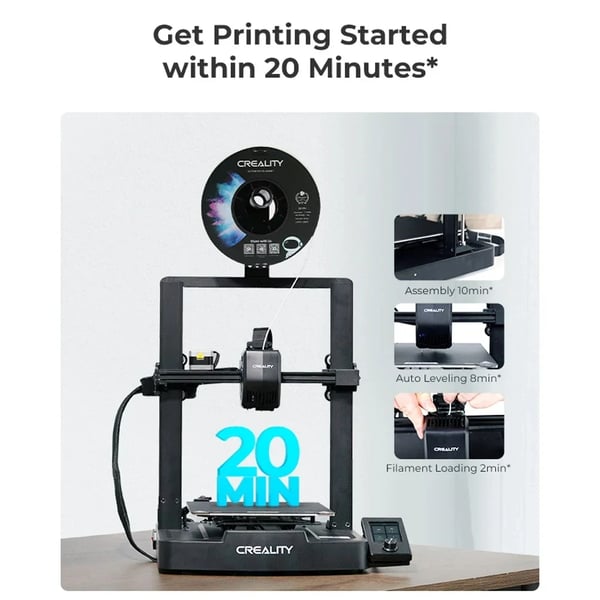 3D-tulostin, automaattinen tasoitus, nopea tulostus,Ender 3 V3 SE