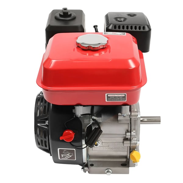 Benzinmotor, 7,5 HK effekt, 212cc slagvolumen, luftkølet, 4-takts design, kompakte dimensioner