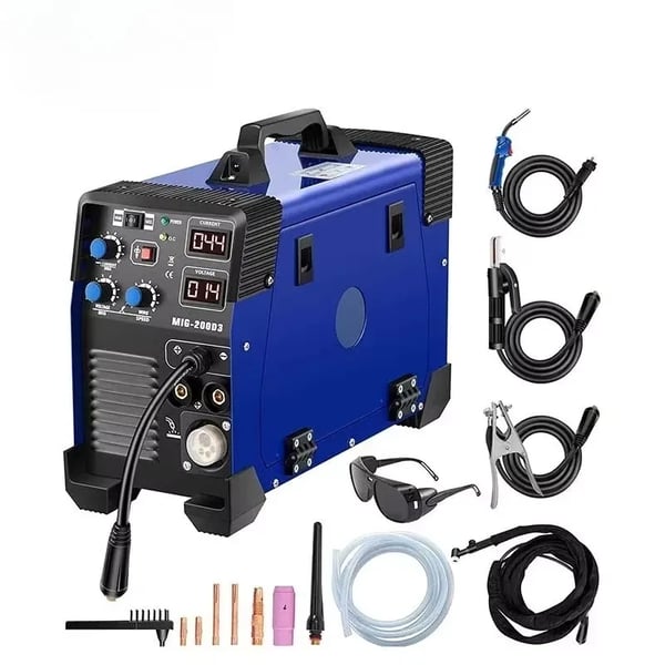 Svejsemaskine, 200 Amp Udgang, IGBT Inverter Teknologi, Letvægtsdesign, MIG/TIG/MMA Funktioner, Flere Materialer Kompatibilitet