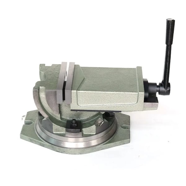 Heavy Duty Støbejern Maskinv vise, 100 mm Kæbe Bredde, 360° Drejelig Base, Høj Præcision Kæber