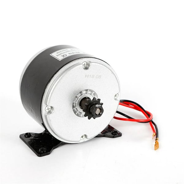 24V DC motor, 250W effekt, 2750 RPM hastighed,Sort, 1STK