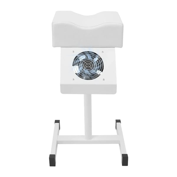 Pedicure Stol, Ergonomisk Design, Justerbar Højde,HVID