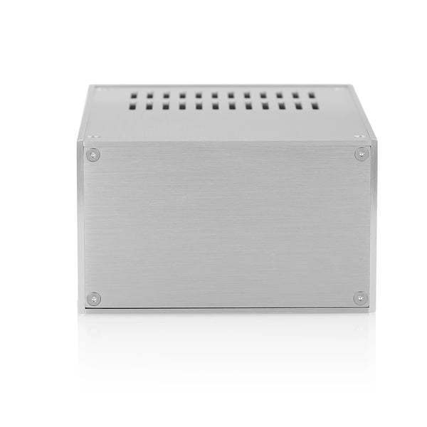 Forstærkerhus, aluminiumlegering, 168mm x 229mm x 100mm, 2,5kg, effektiv luftstrømsdesign, ideel til DIY-projekter