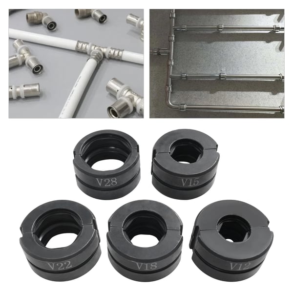 Tryk kæber sæt, 12mm størrelse, 15mm størrelse, 18mm størrelse, 22mm størrelse, 28mm størrelse
